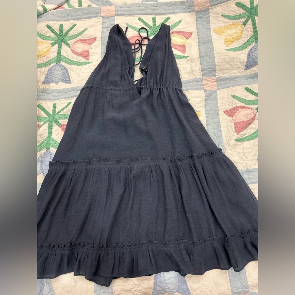 Navy blue sun dress